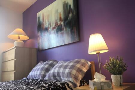 ///Private BedR❤️Self Check-in Free street Parking