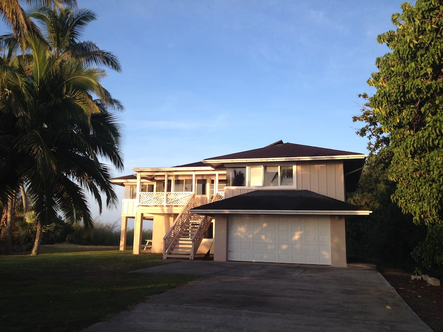 Sunrise on the house.
