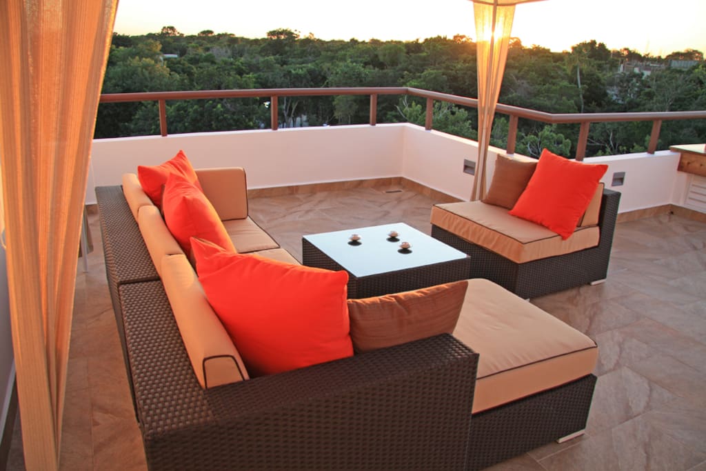 Comfortable conversation area