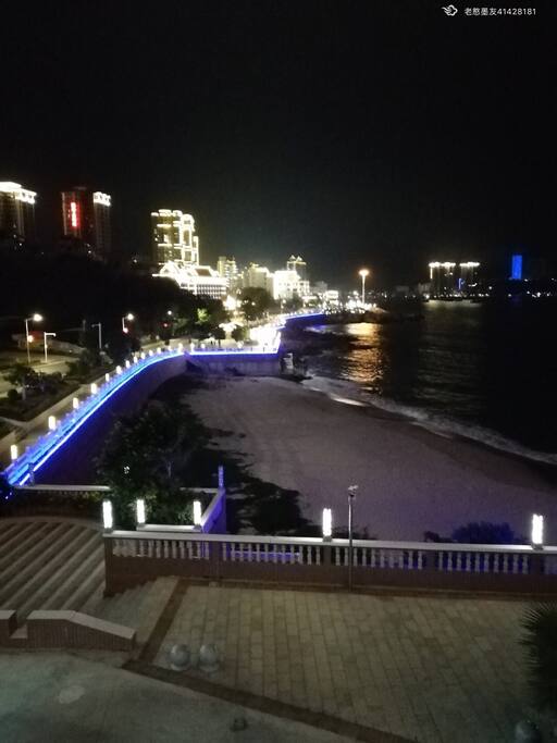 沙滩夜景