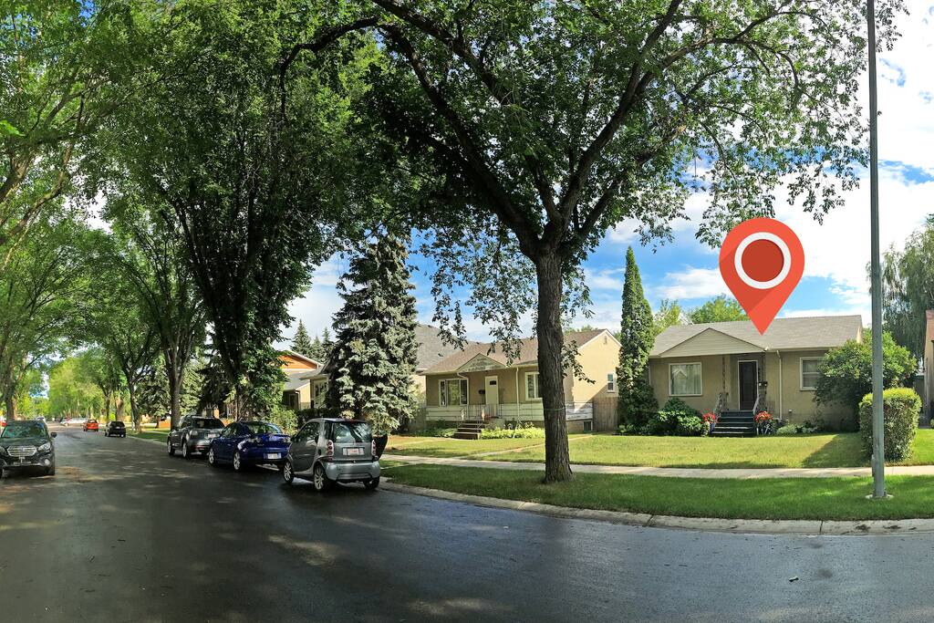 On Street Parking in Our Quiet Centrally Located Neighbourhood