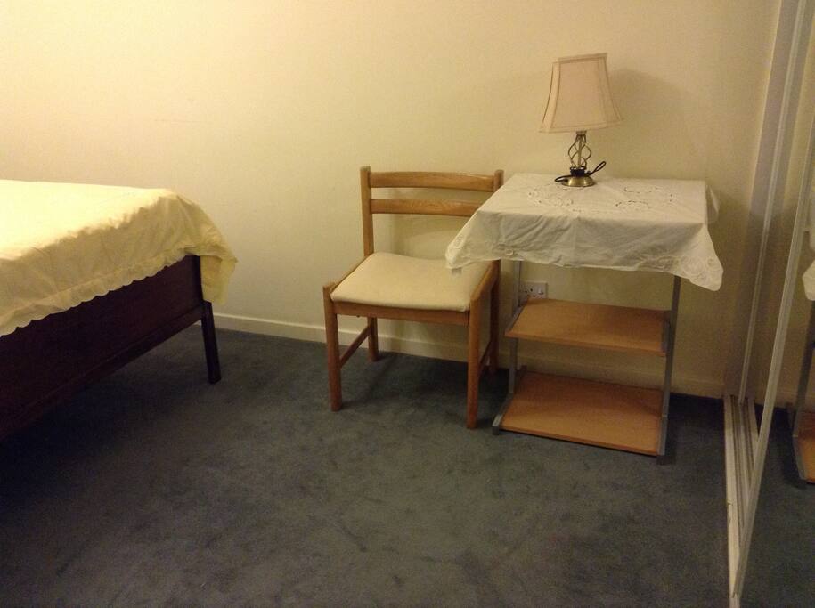 Room for an optional single put u up or travel cot.
