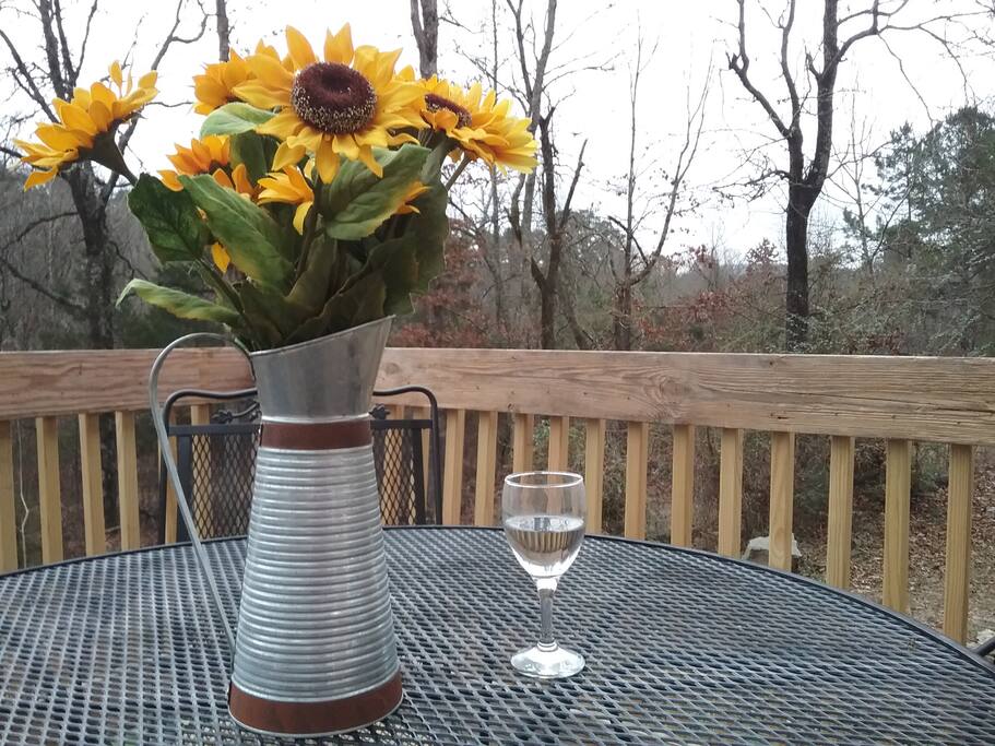 Lovely view from front deck