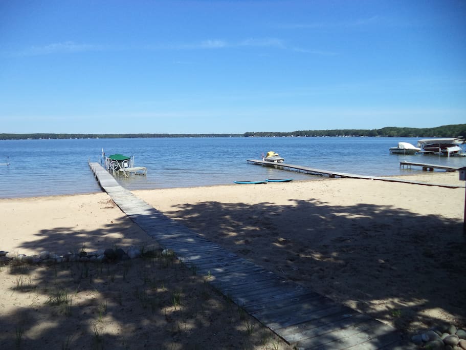 Beach and dock
