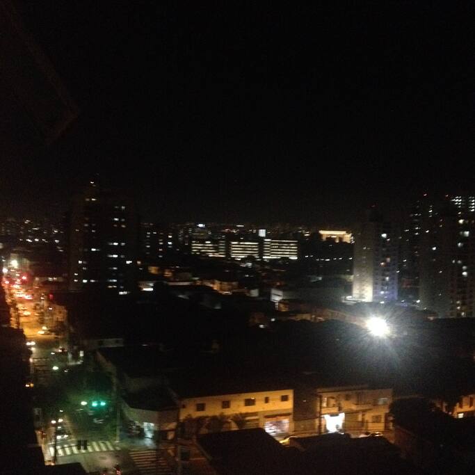 Vista noturna da região 9 º andar