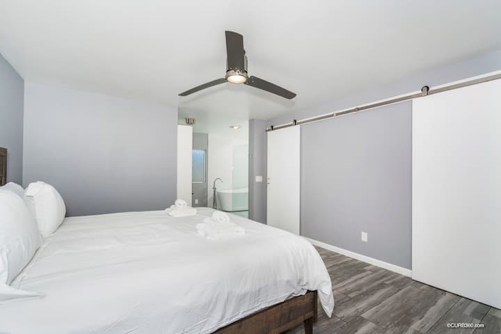 Hovedsoveværelse - kingsize-seng