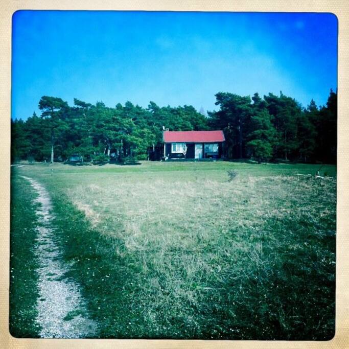 Huset från vägen (innan utbyggnaden)