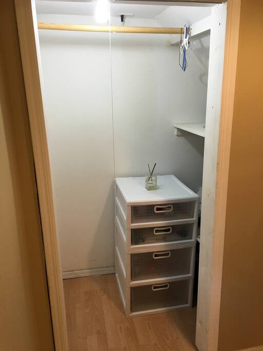Plenty of closet room
