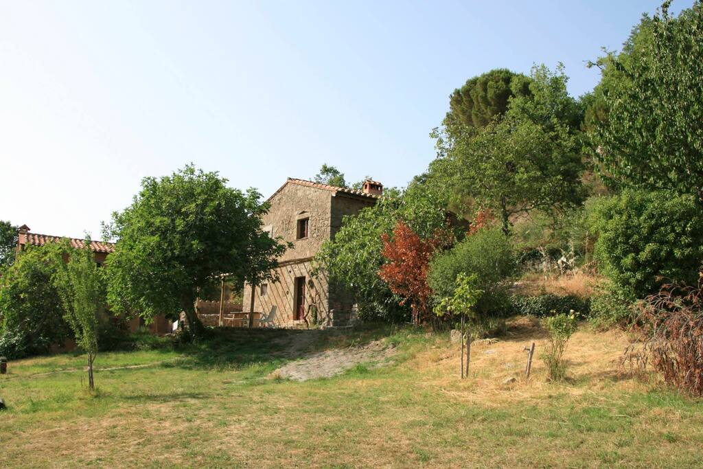 Vista esterna della casa