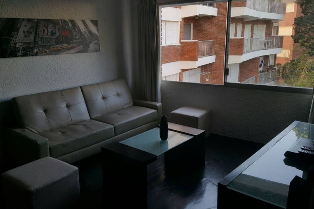 Living comedor con sofa cama