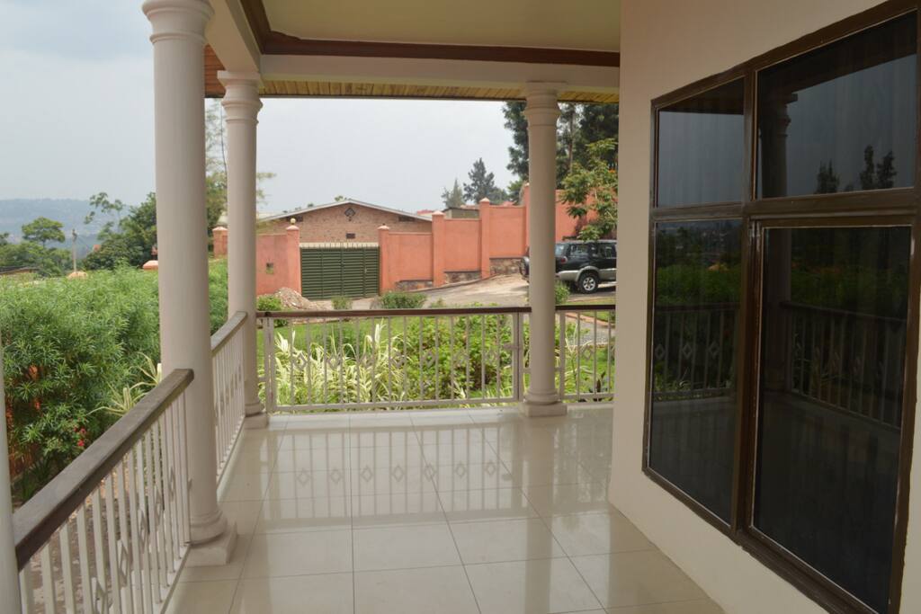 Veranda outside the living room