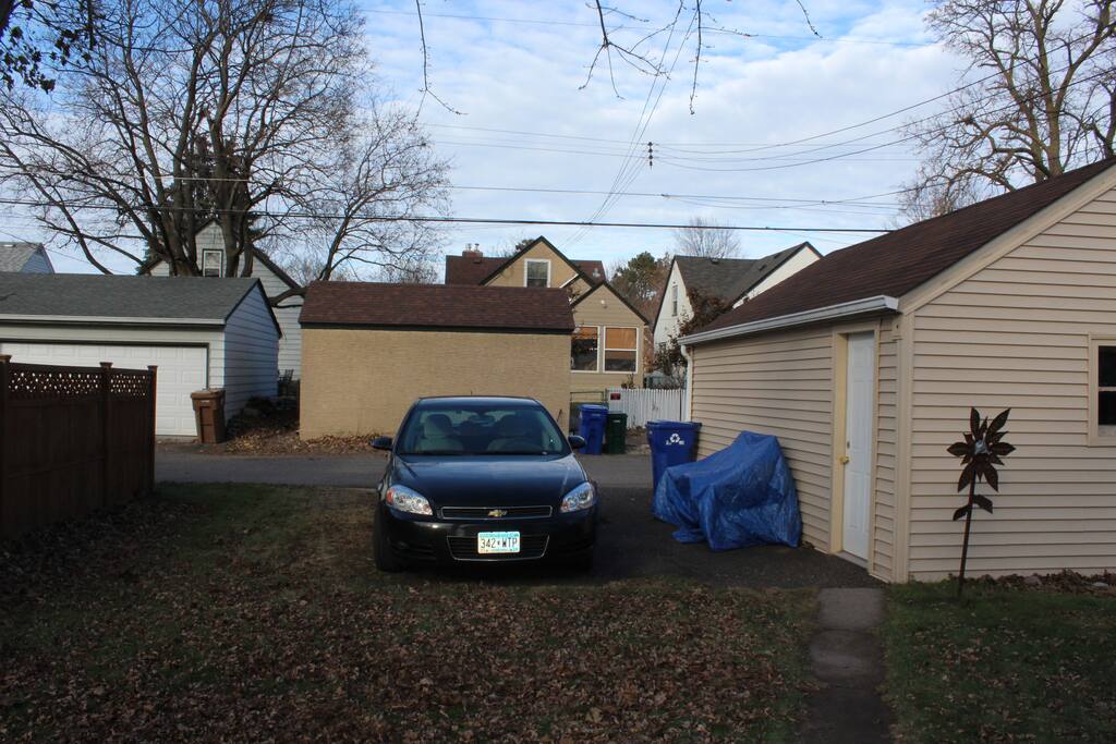 Additional parking in the back