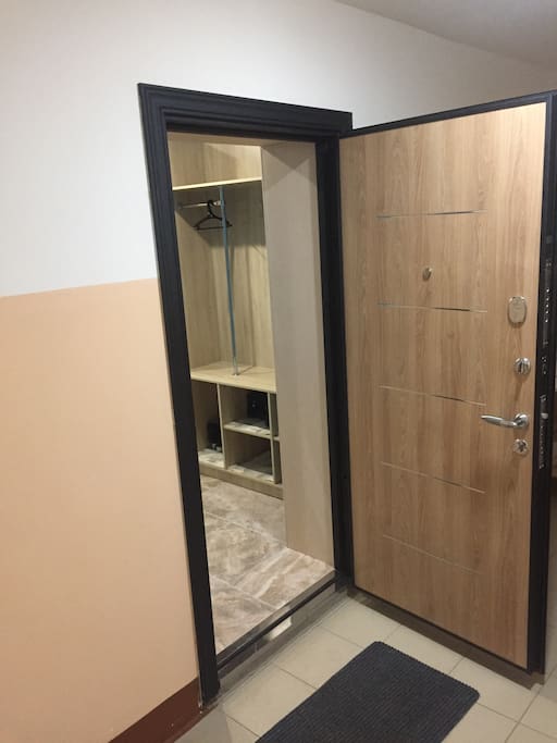 entrance to the apartment