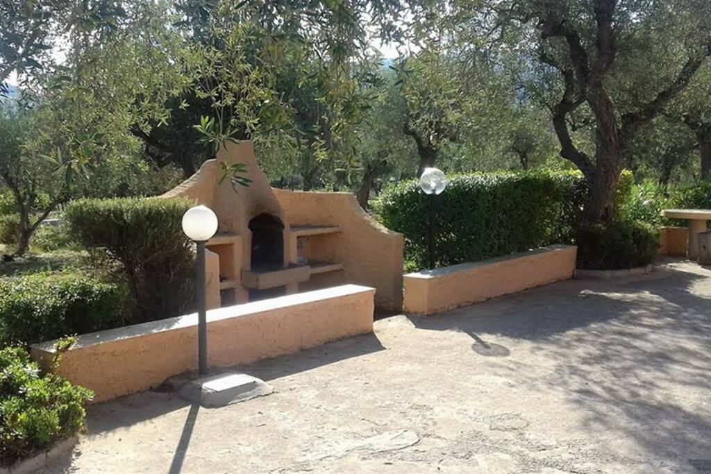 zona barbecue/barbecue area