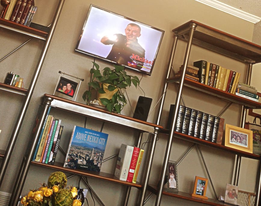 Relax, watch a movie and enjoy a glass of wine from Brennan's