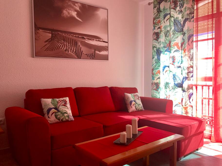 Salón y sofá cama