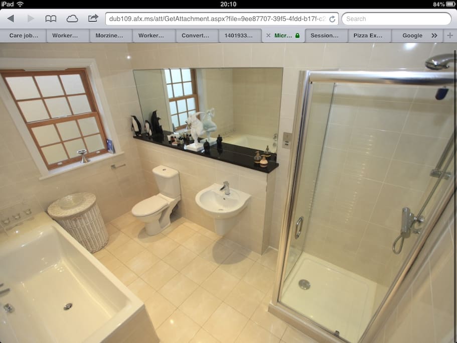 Bathroom for guests