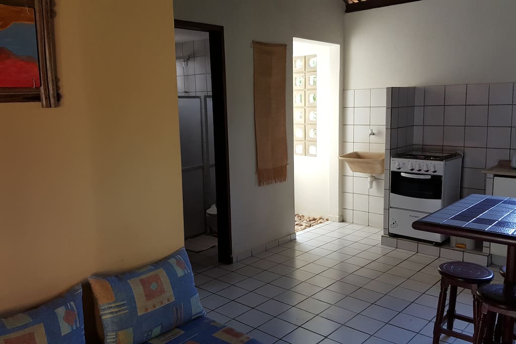 sala e cozinha americana