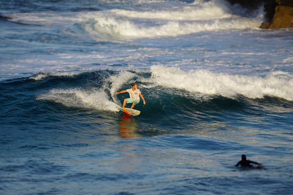 Tofinho surf right out your front door
