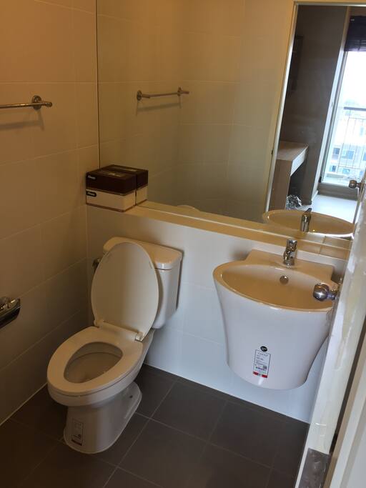 Clean bathroom