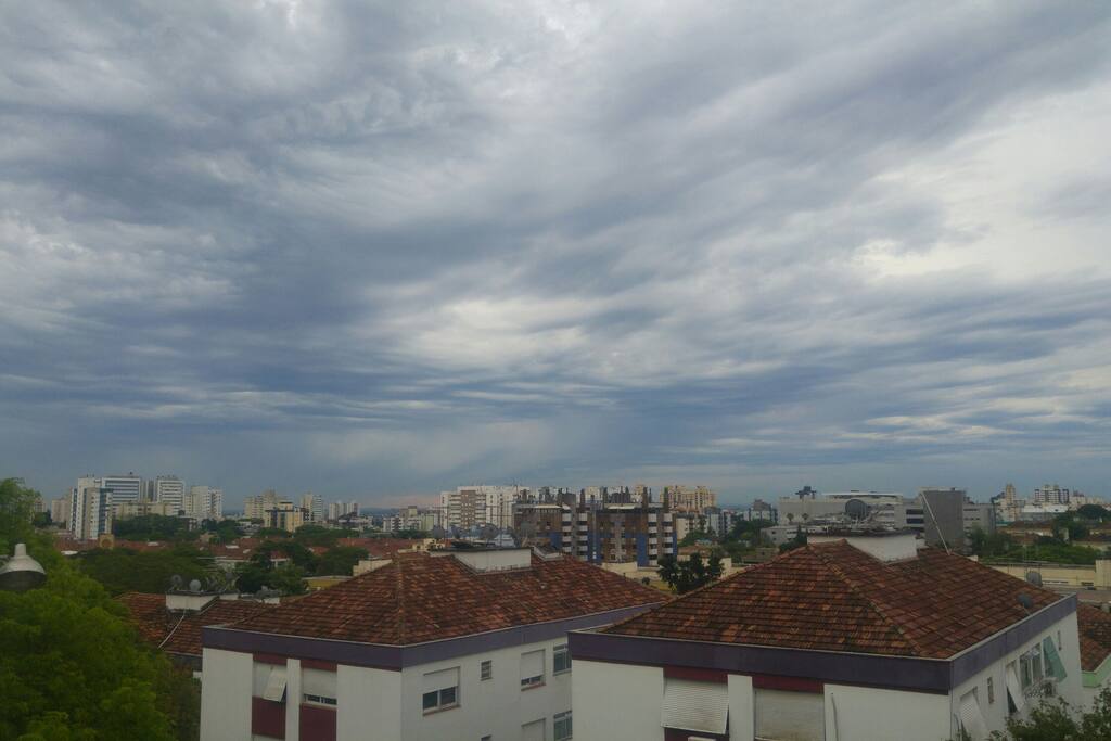The view from the bedroom window