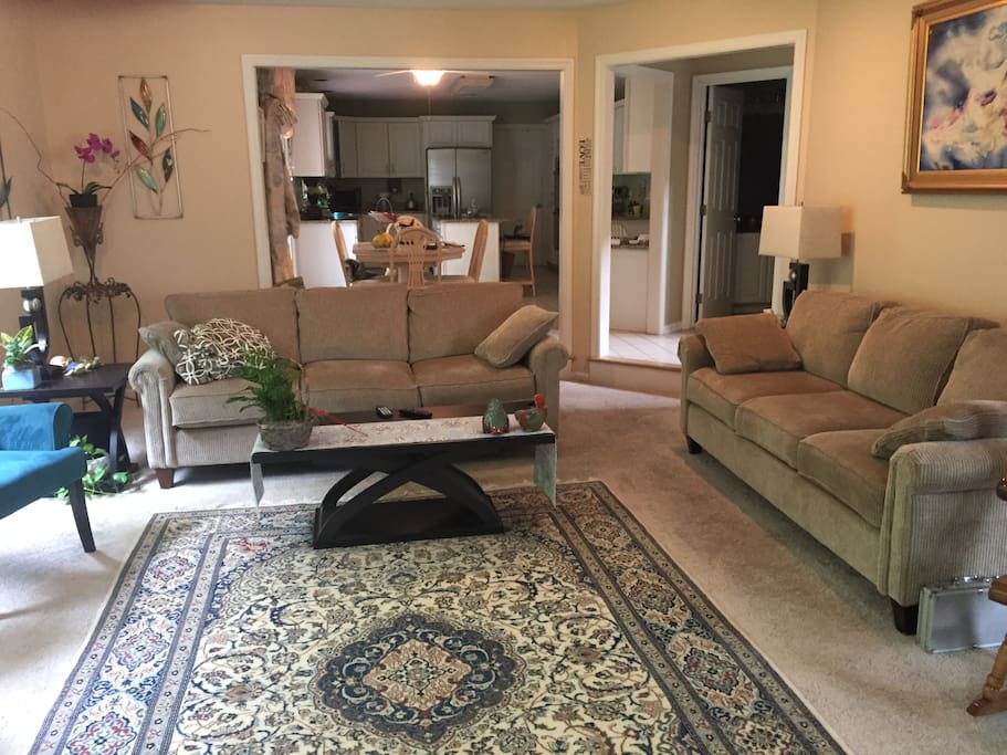 Open and spacious living areas