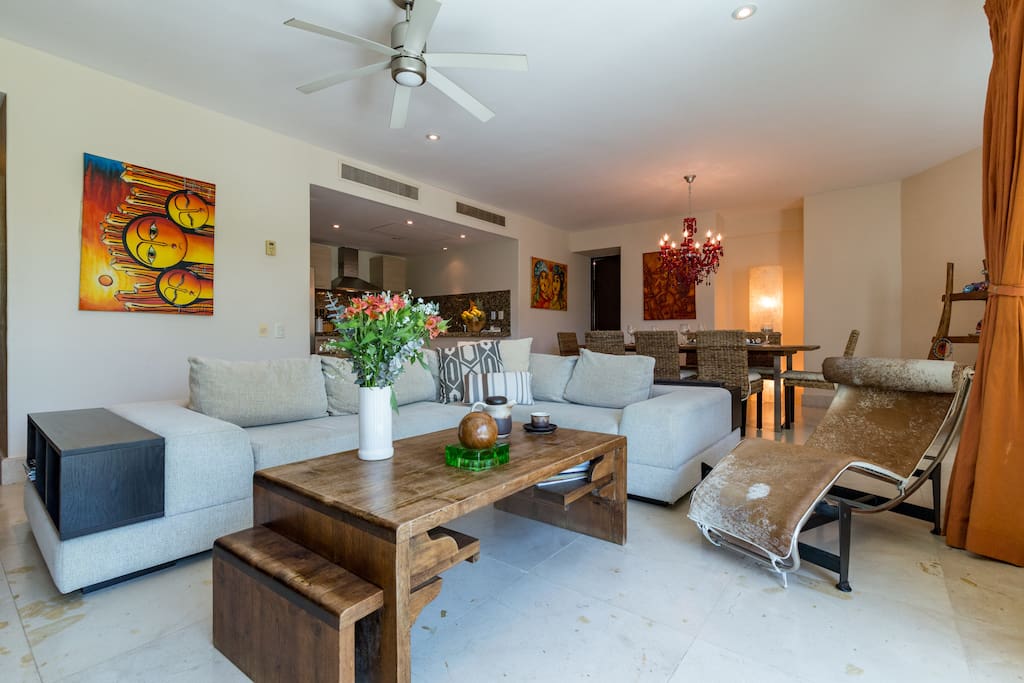 The living room