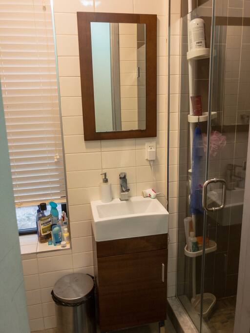 Shared bathroom w/ me.