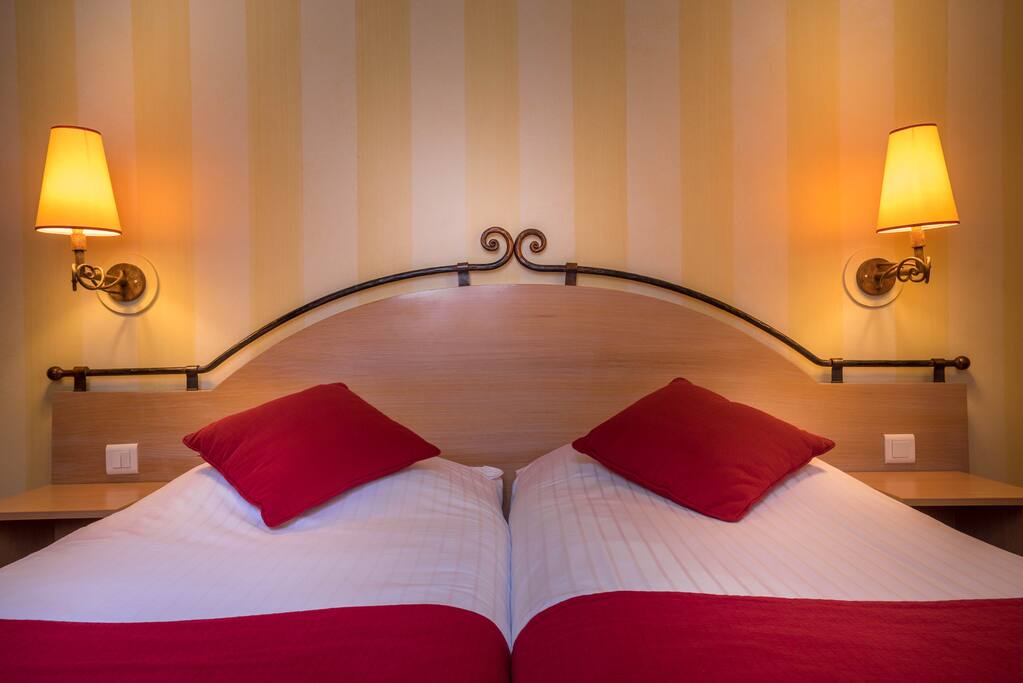 Possibilité d'avoir un lit double ou deux lits simples.