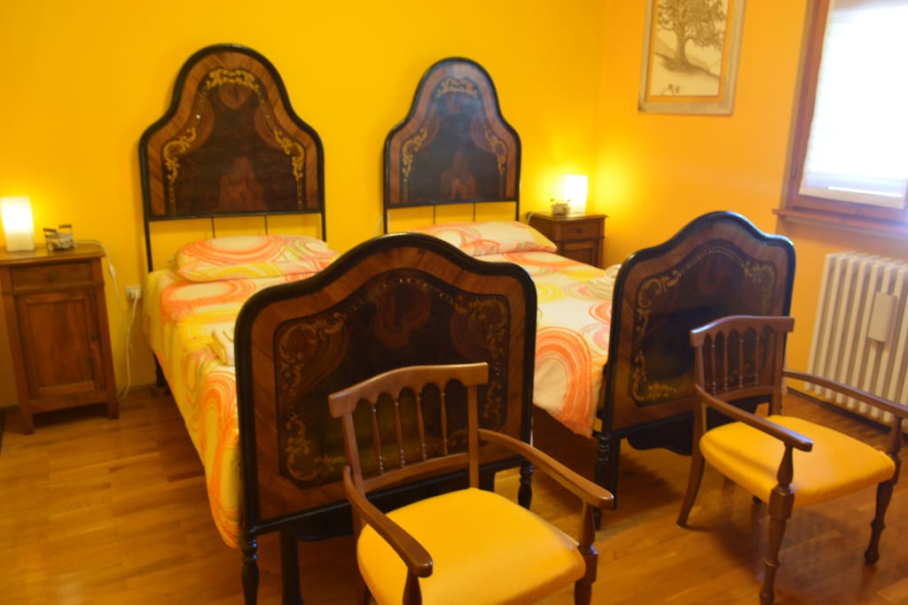 Tranquillità e confort nel giallo.