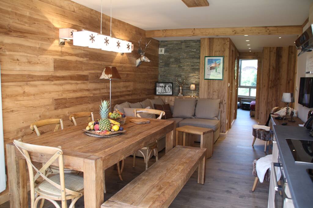 Un espace confortable pour les repas