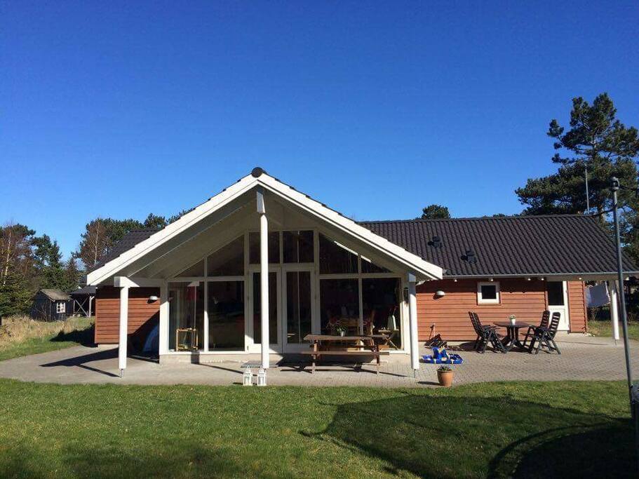 Huset set fra syd