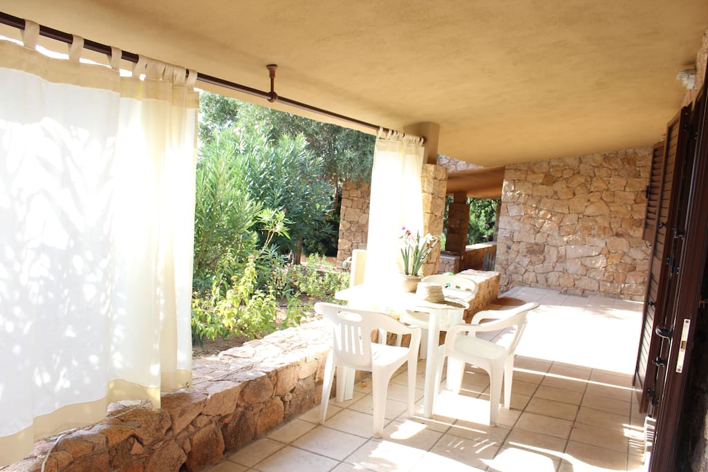 veranda esterna vista mare