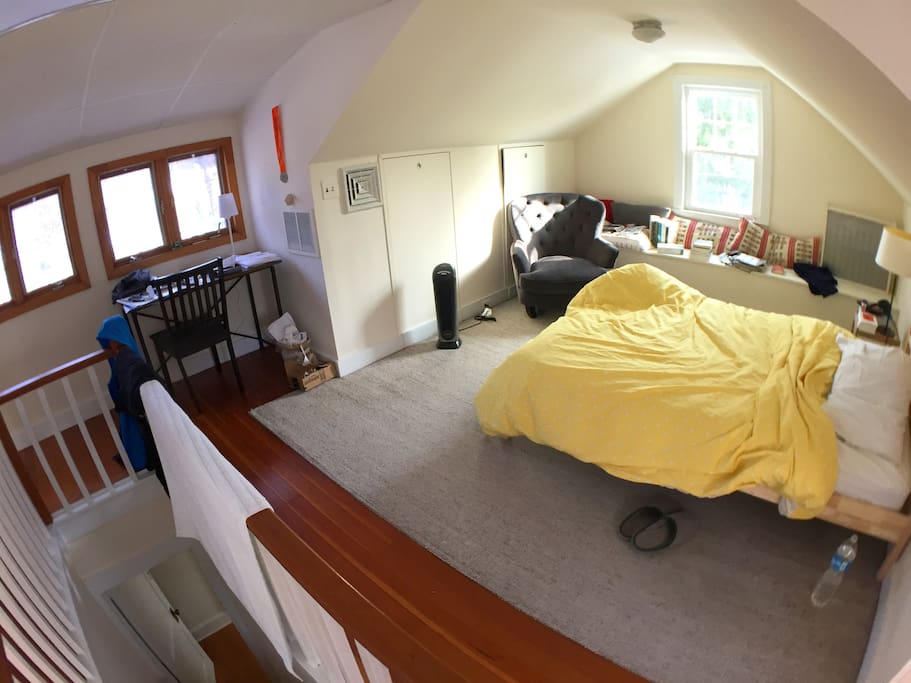 Huge attic room