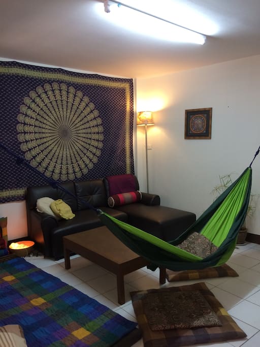 The living room