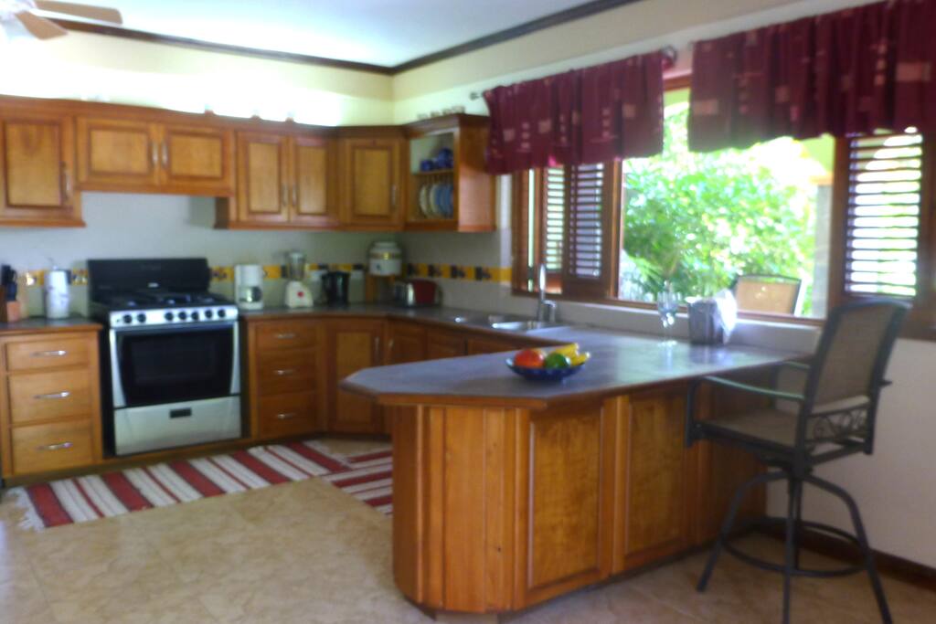Fully equipped kitchen