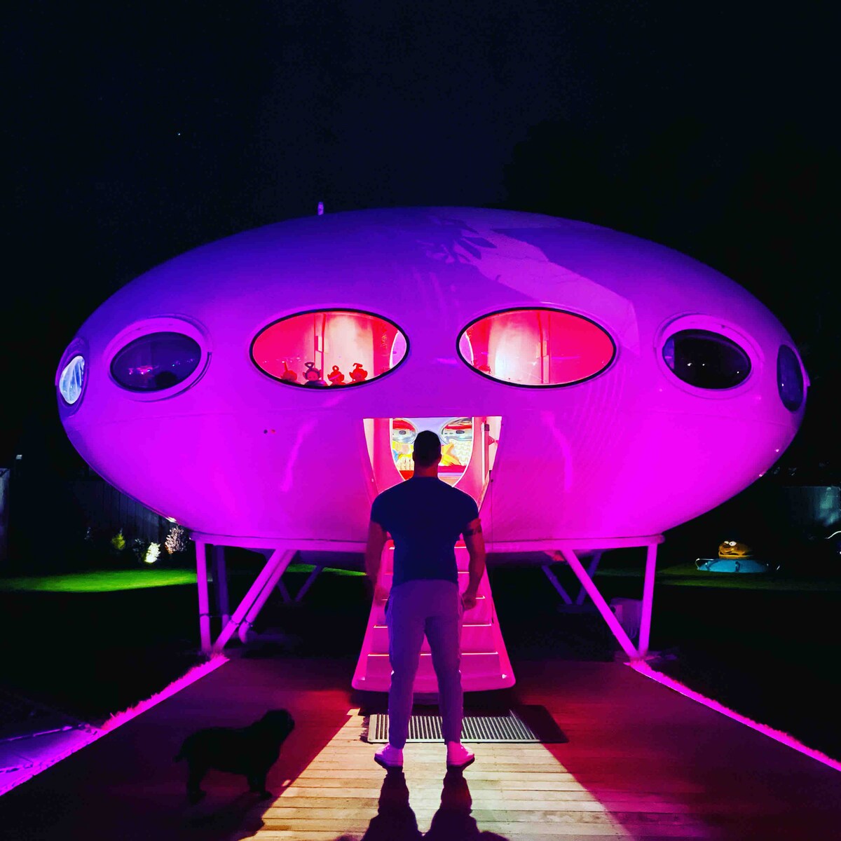 Area 51 Futuro house Dome houses for Rent in Ohoka, Canterbury, New