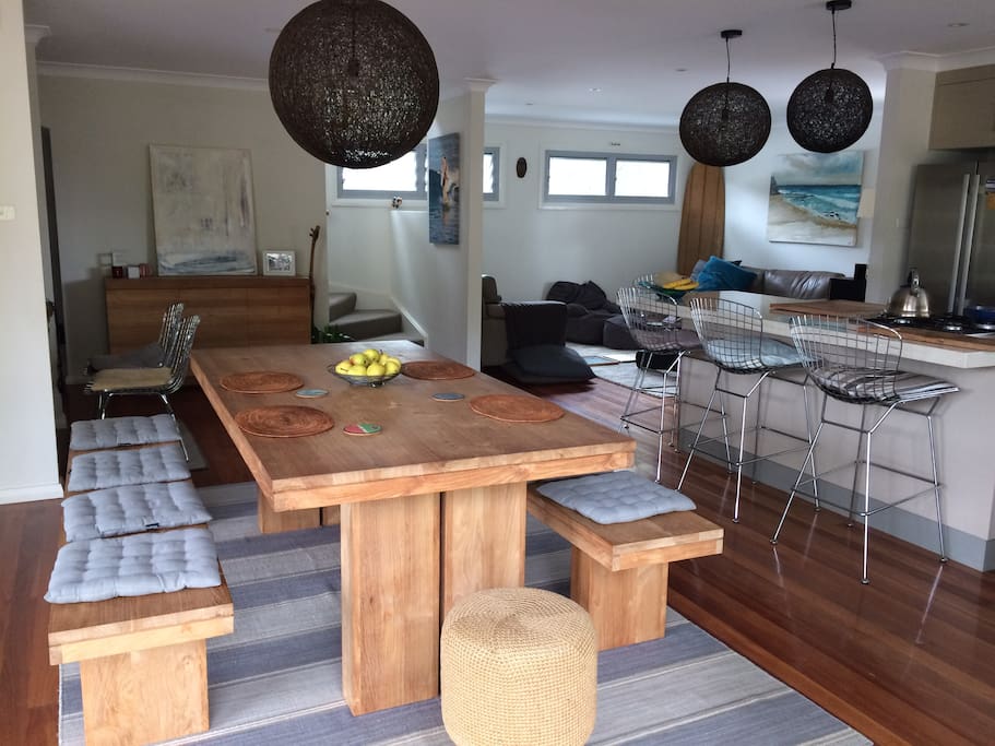 Open plan dining