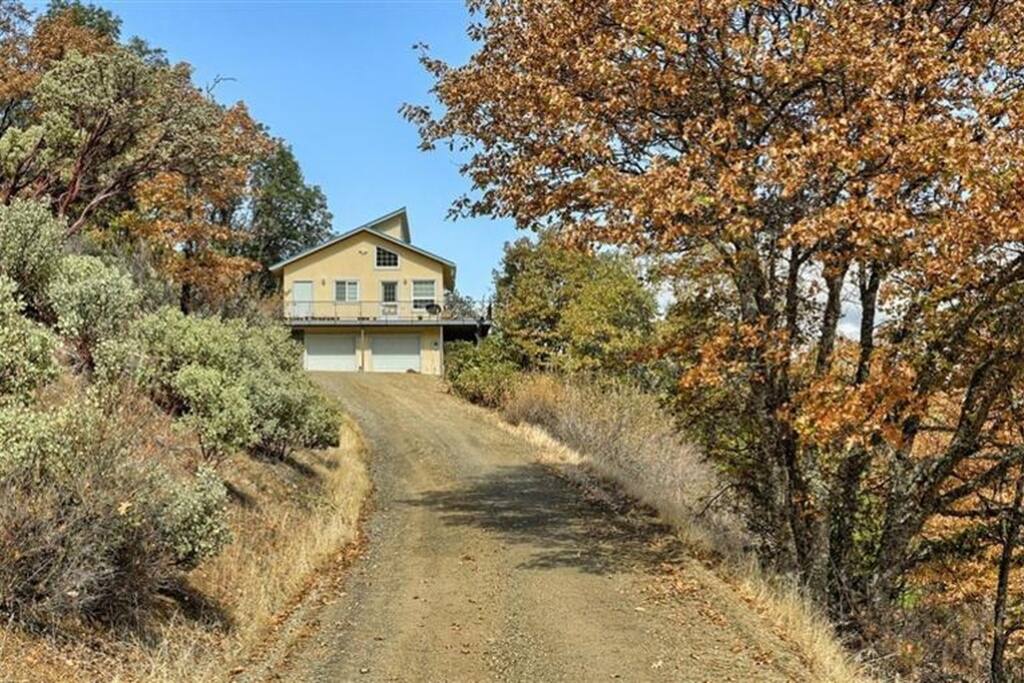 Nuestra casita after a dry summer.