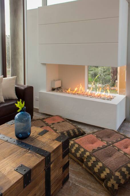 Sala con Chimenea | Casa de Anny