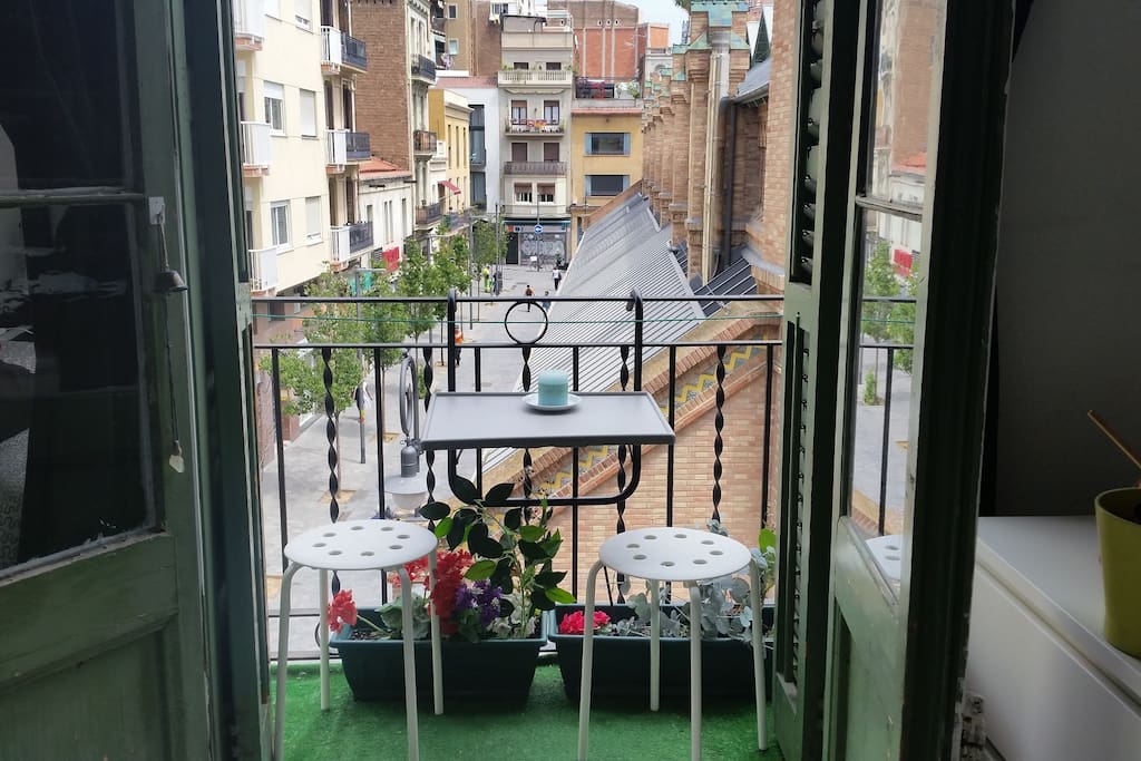 small balcony in the double room