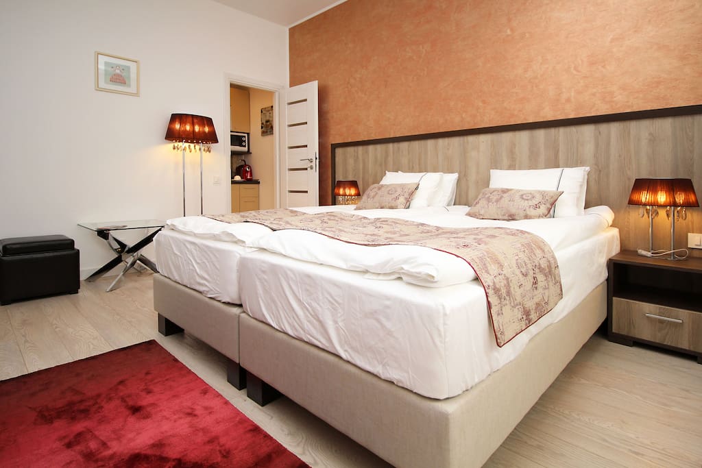 Double bed or twins, according to your needs.