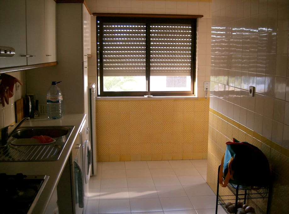 Cozinha com varanda