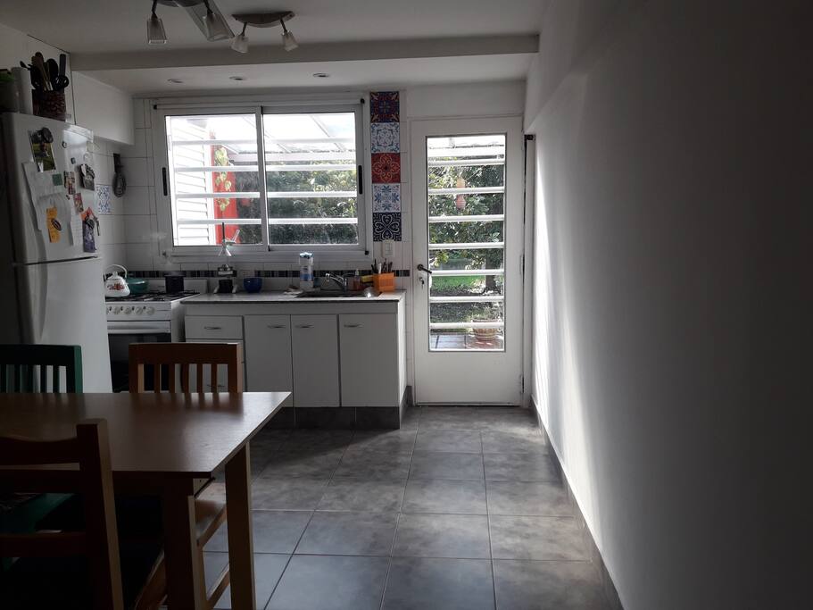 cocina salida al patio !