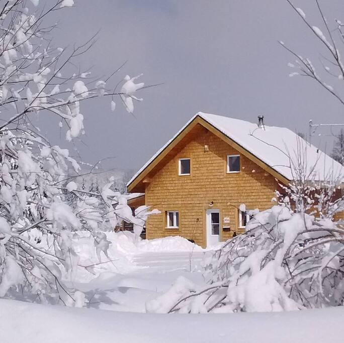 Hiver avec neige abondante!