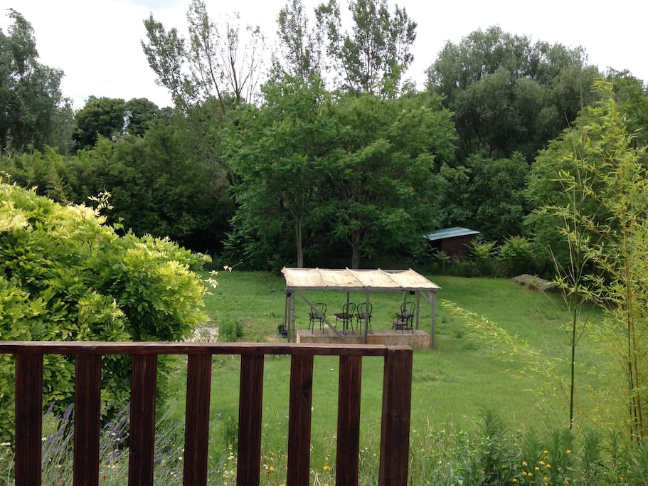 1500m2 de jardin clôturé