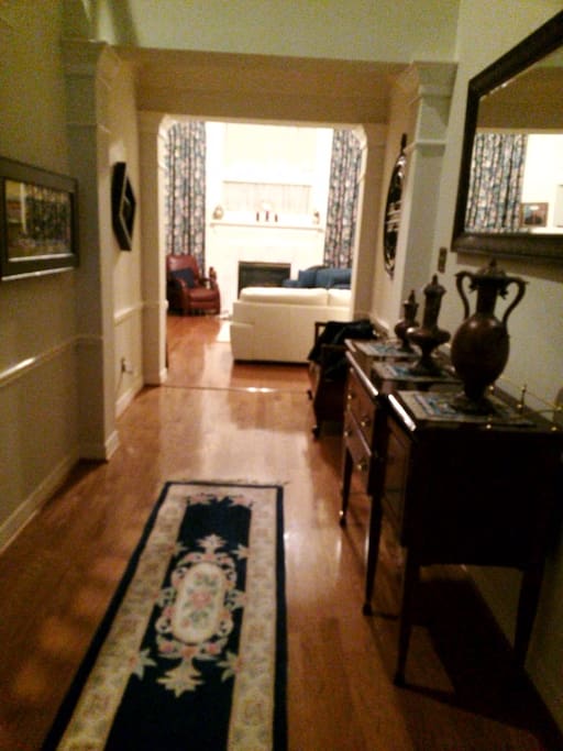 Foyer to living room