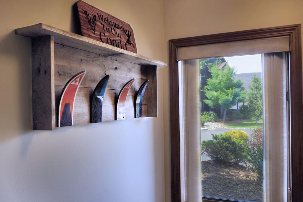 We added lots of little details to make our condo the ultimate year round escape for our family.