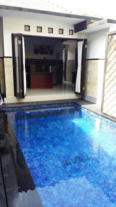 Pool and kitchen view pool