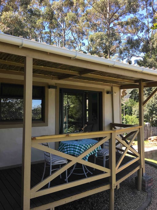 Your private patio to sit on and absorb the peaceful surroundings.